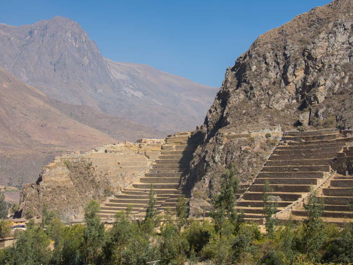 Inca ruins Ollantaytambo